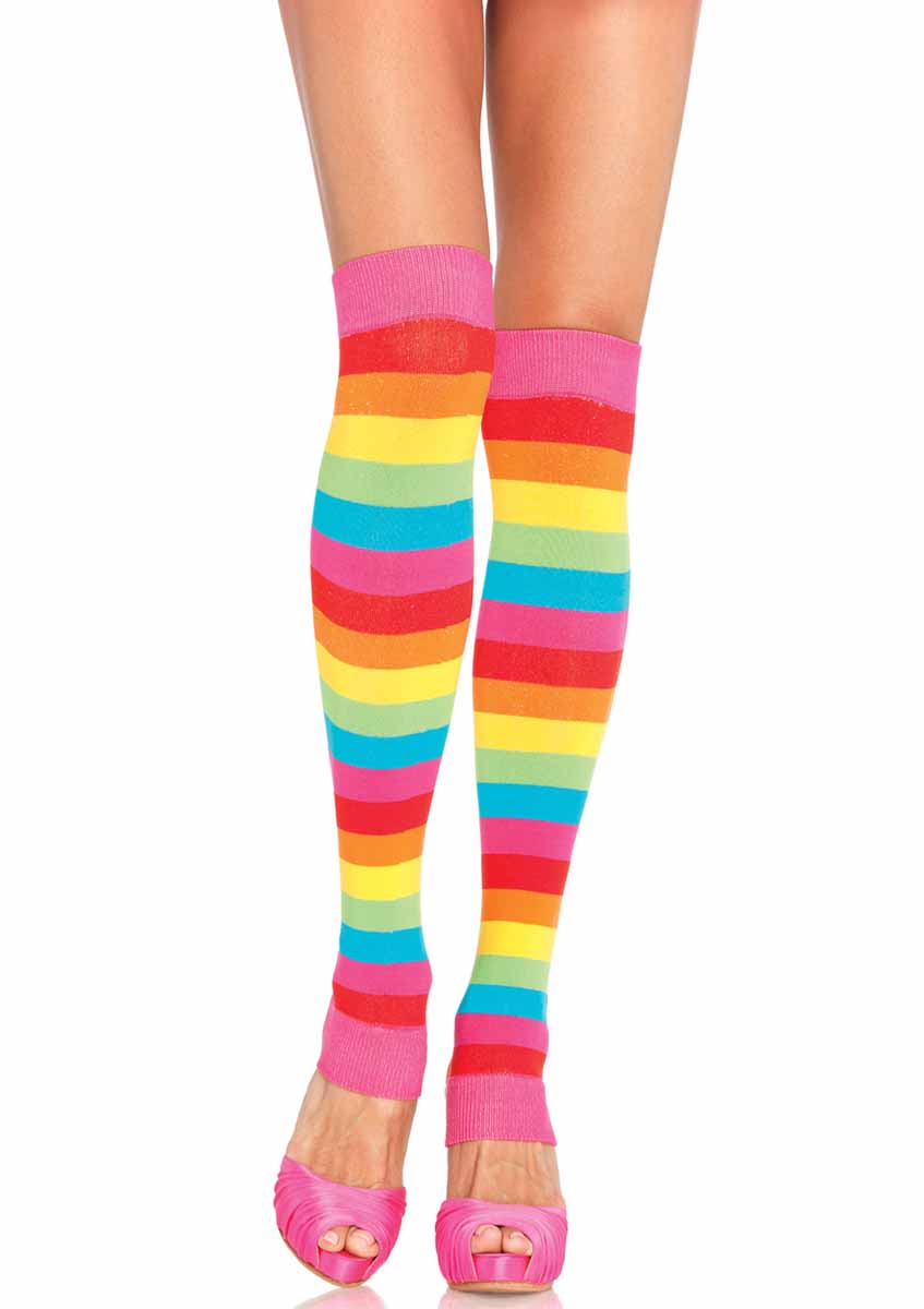 LA3922 - Rainbow Leg Warmers