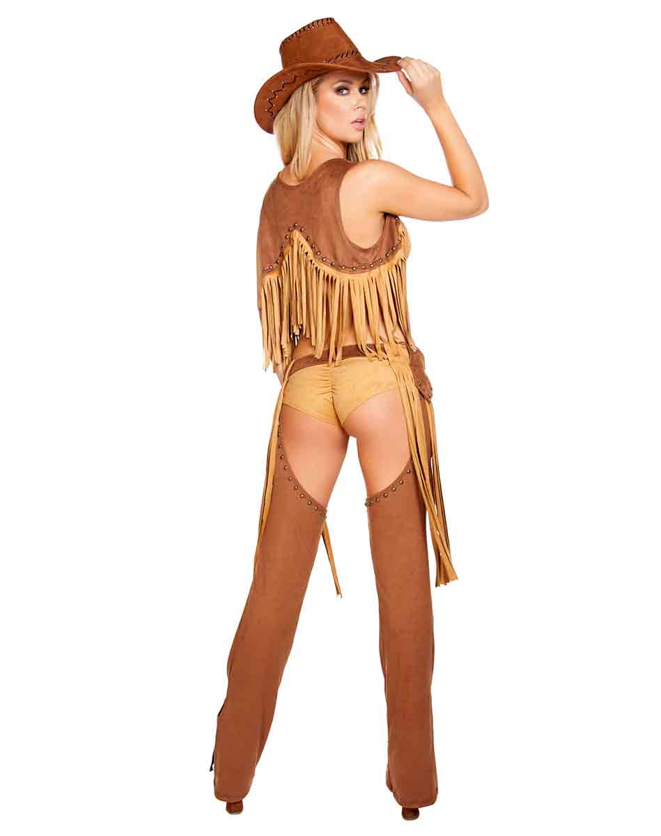 Roma R4584 - Wild West Temptress Costume Full Back View