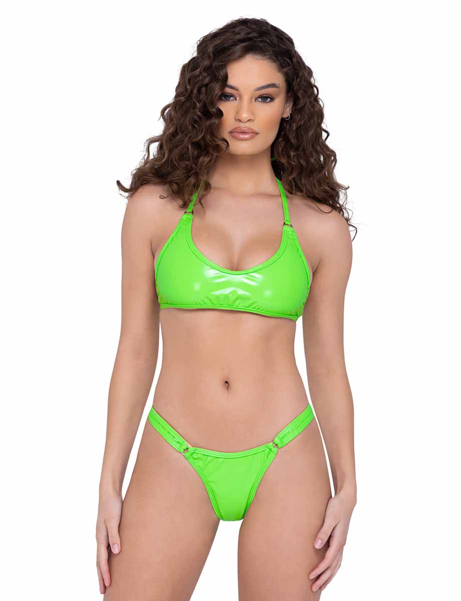 R-6262 - Vinyl Thong Bottoms Thongs Roma