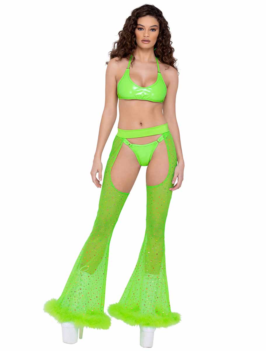 R-6262 - Vinyl Thong Bottoms Thongs Roma