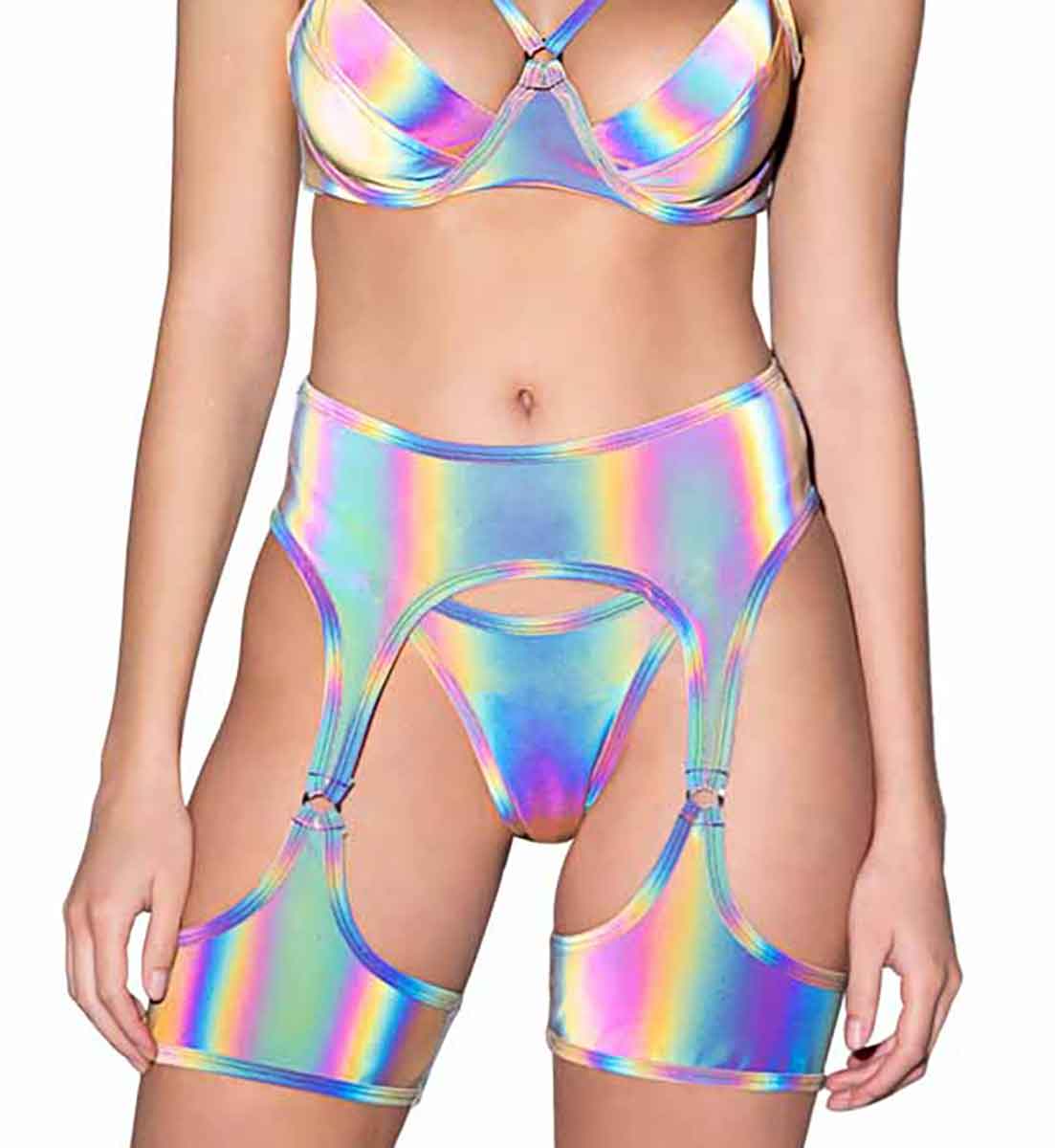 R-6324 - Reflective Thong Bottoms Thongs Roma