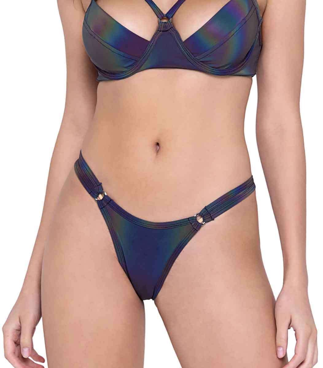 R-6324 - Reflective Thong Bottoms Thongs Roma