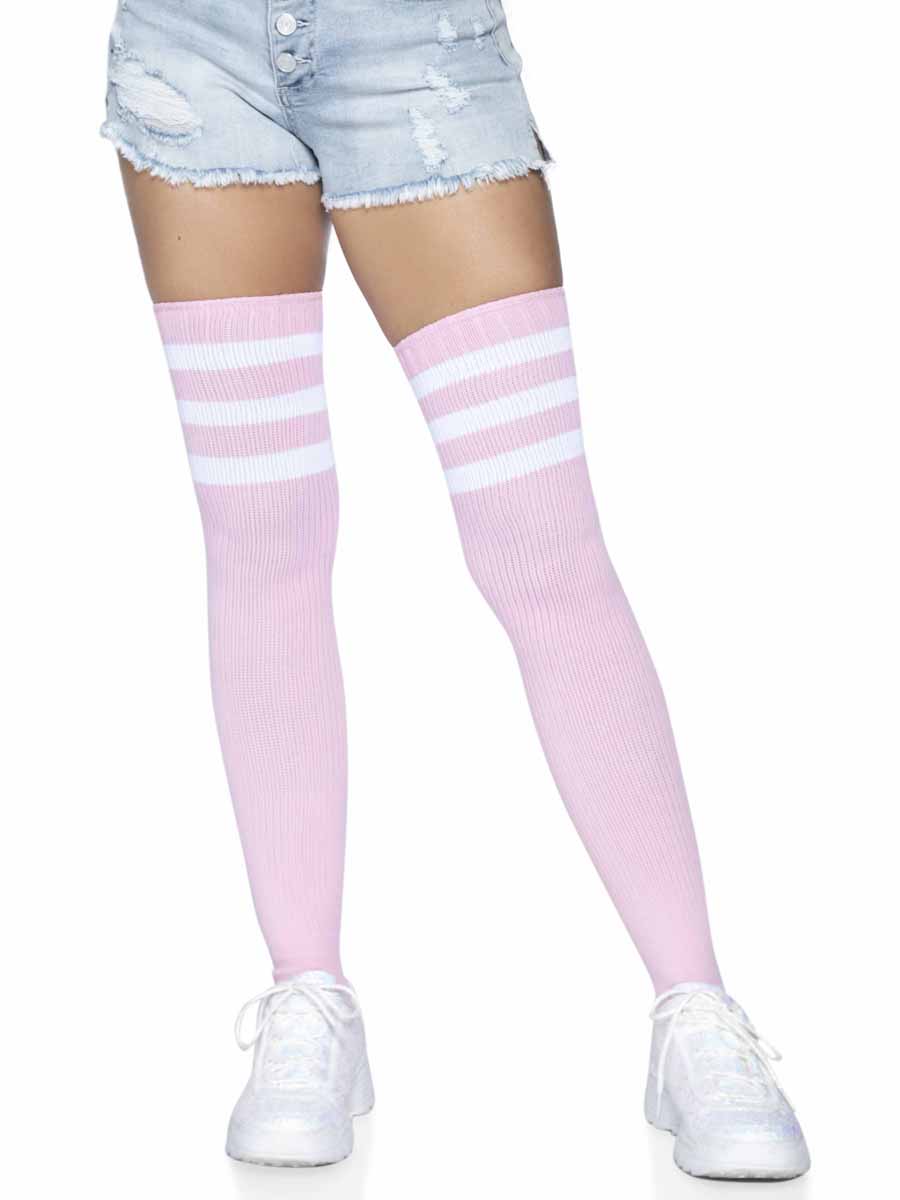 LA6605 - Athlete Thigh High Stockings Leg Avenue Light Pink One Size