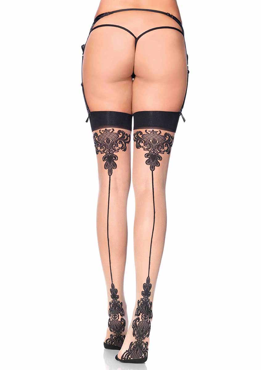 LA1109 - Cuban Heel Backseam Stockings Stockings Leg Avenue   