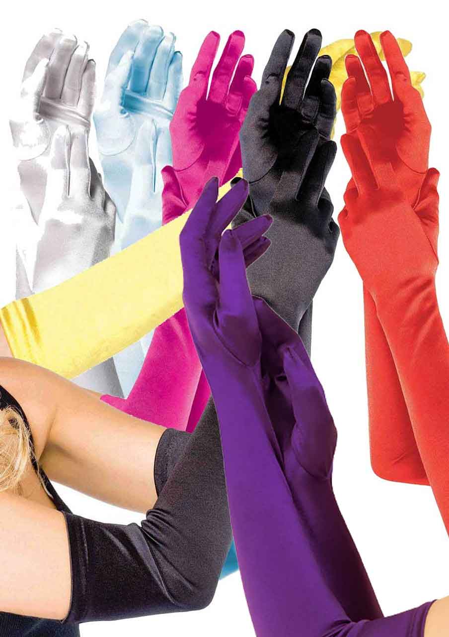 LA16B - Satin Gloves  Leg Avenue   