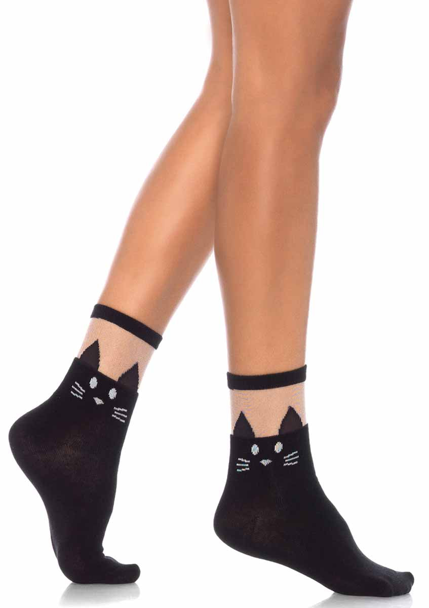 LA3937 - Black Cat Anklets Anklets Leg Avenue   