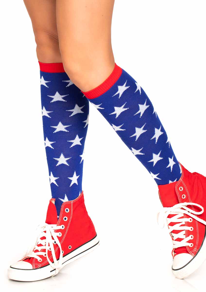 LA5618  - Stars Knee Highs Knee Highs Leg Avenue   