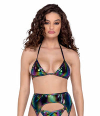 R-6275 - Vinyl Triangle Tie-Top Tops Roma   