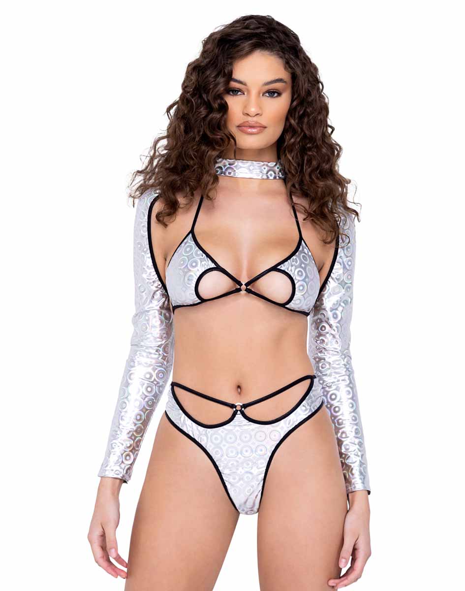 R-6279 - Ring Hologram Shrug Shrugs Roma   