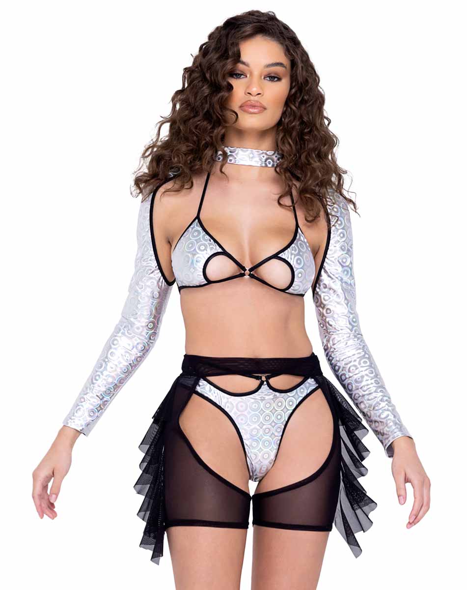 R-6279 - Ring Hologram Shrug Shrugs Roma   