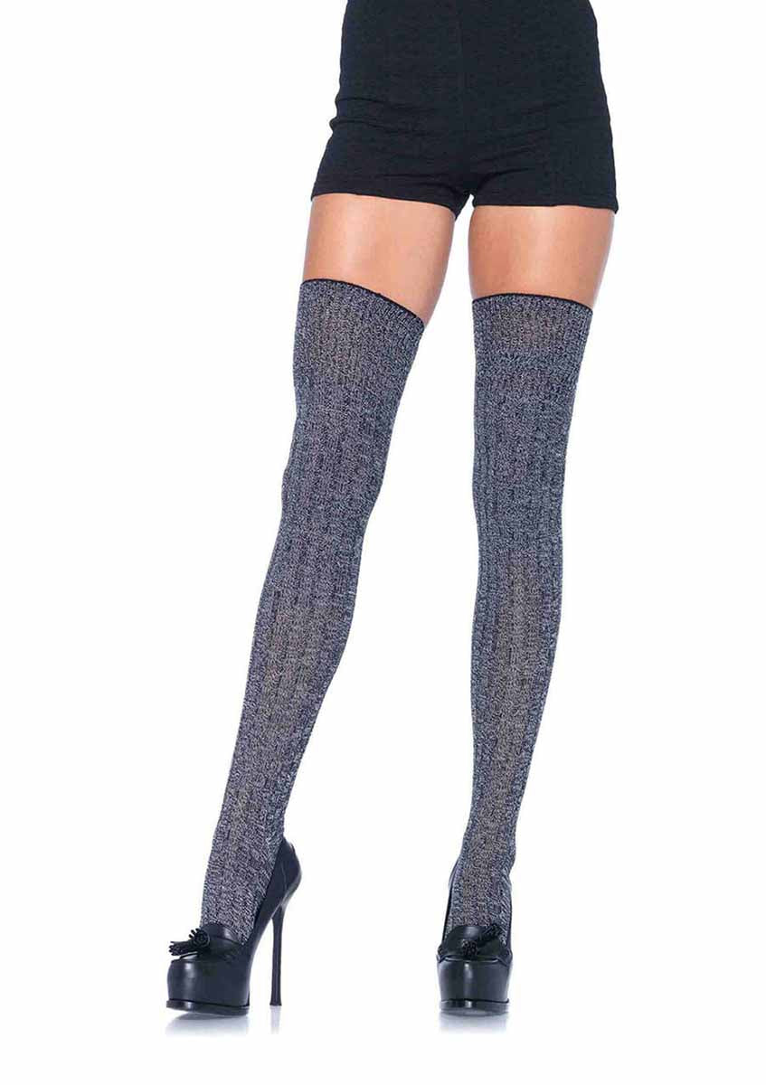 LA6907 - Rib Knit Thigh High