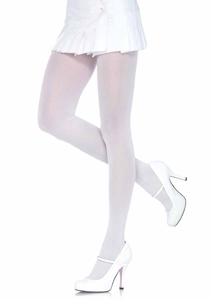 LA7300 - Nylon Tights Pantyhose Leg Avenue White One Size 