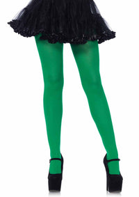 LA7300 - Nylon Tights Pantyhose Leg Avenue Kelly Green One Size 