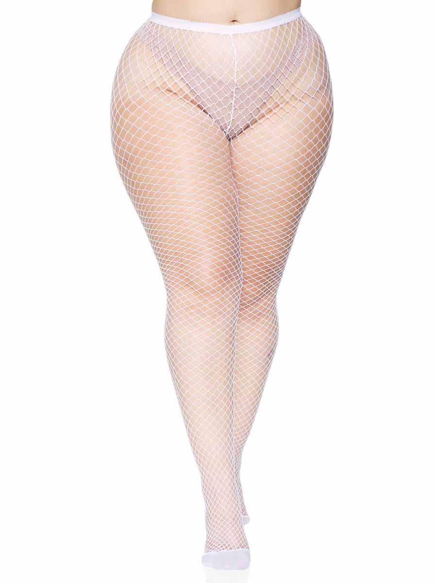 LA9003X - Plus Size Spandex Industrial Net Tights Pantyhose Leg Avenue   