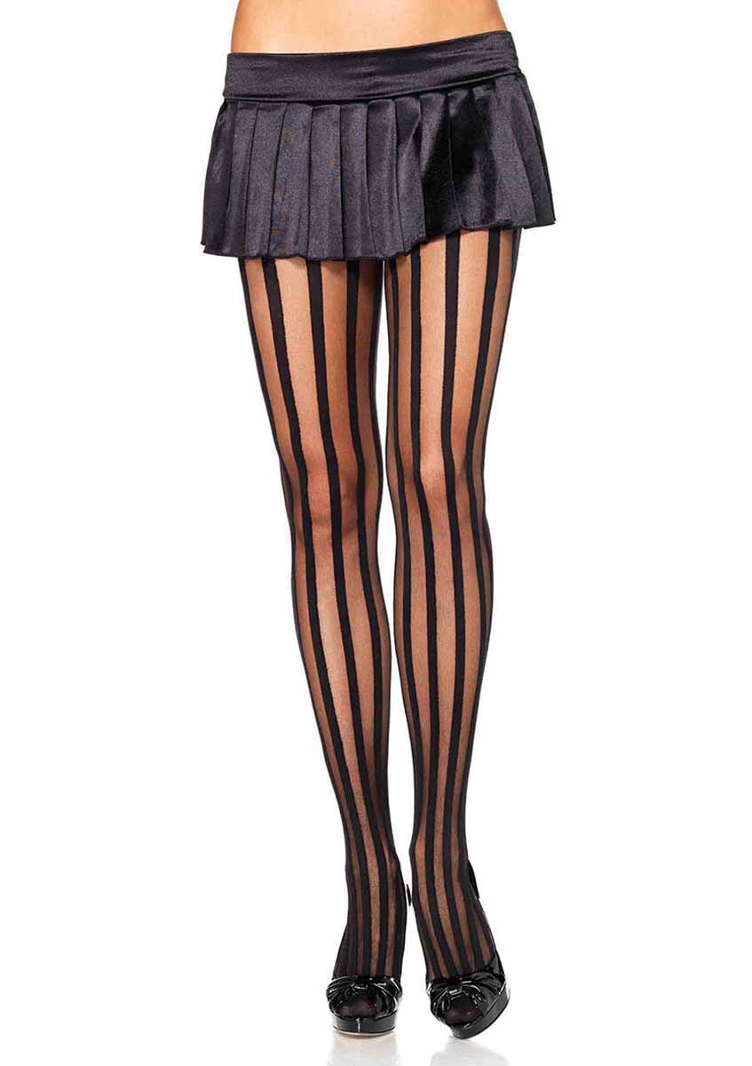 LA9172 - Vertical Stripe Pantyhose Pantyhose Leg Avenue   