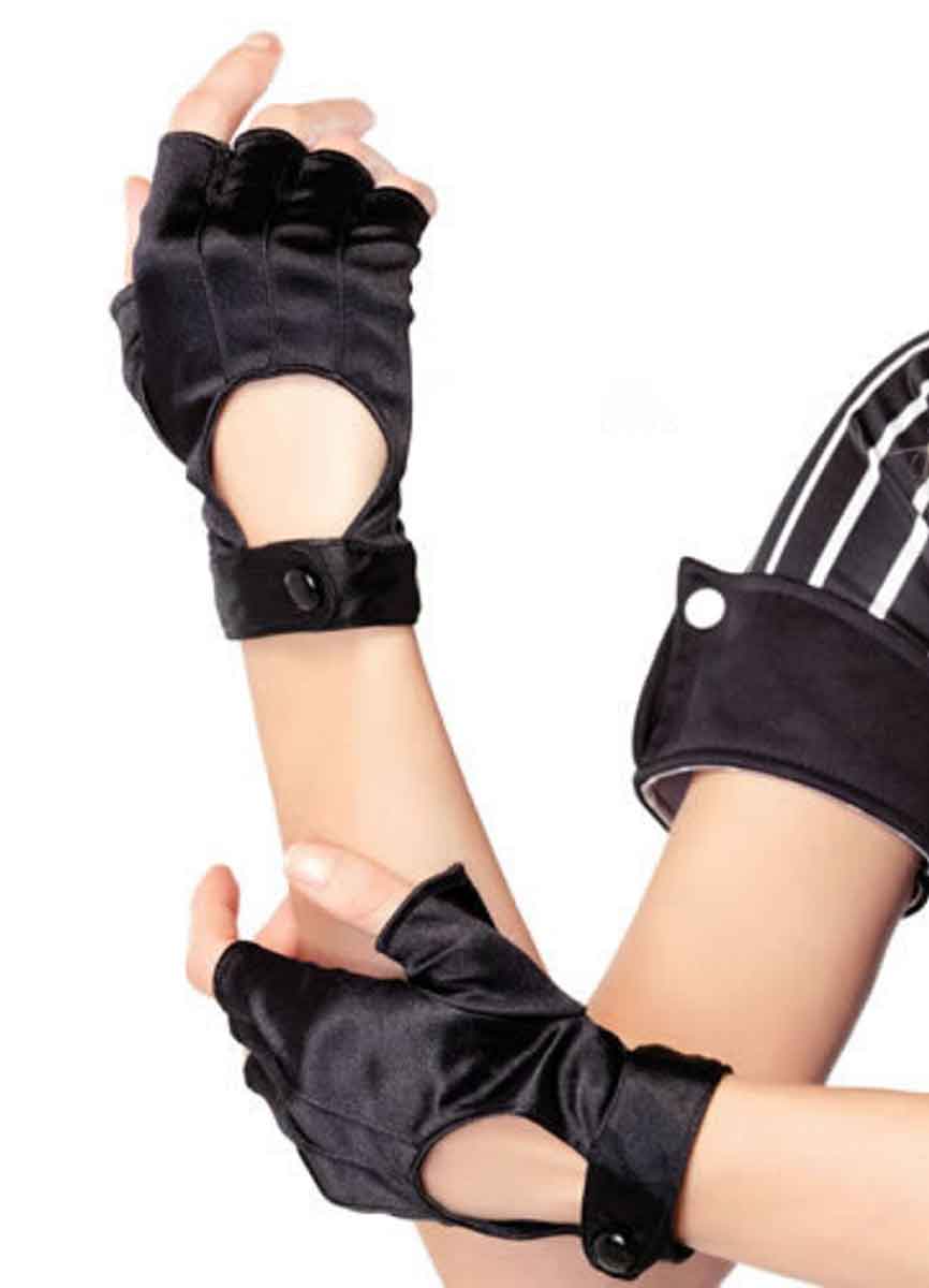 LA1039 - Fingerless Motercycle Glove  Leg Avenue   