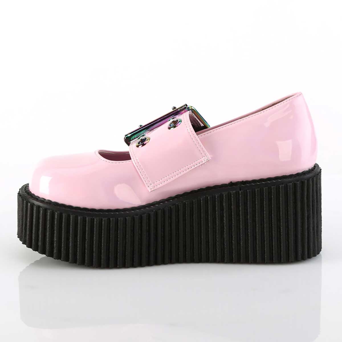 CREEPER-230 3" Baby Pink Platform Maryjane Creeper Creepers Demonia   