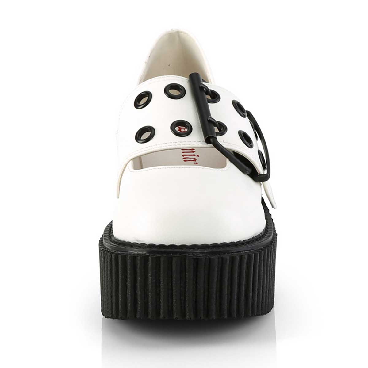 Creeper-230 3" White Platform Maryjane Creeper Creepers Demonia   