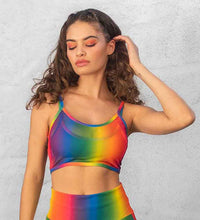 JV-FE212 - Rainbow Mesh Tank Top Tops JValentine   