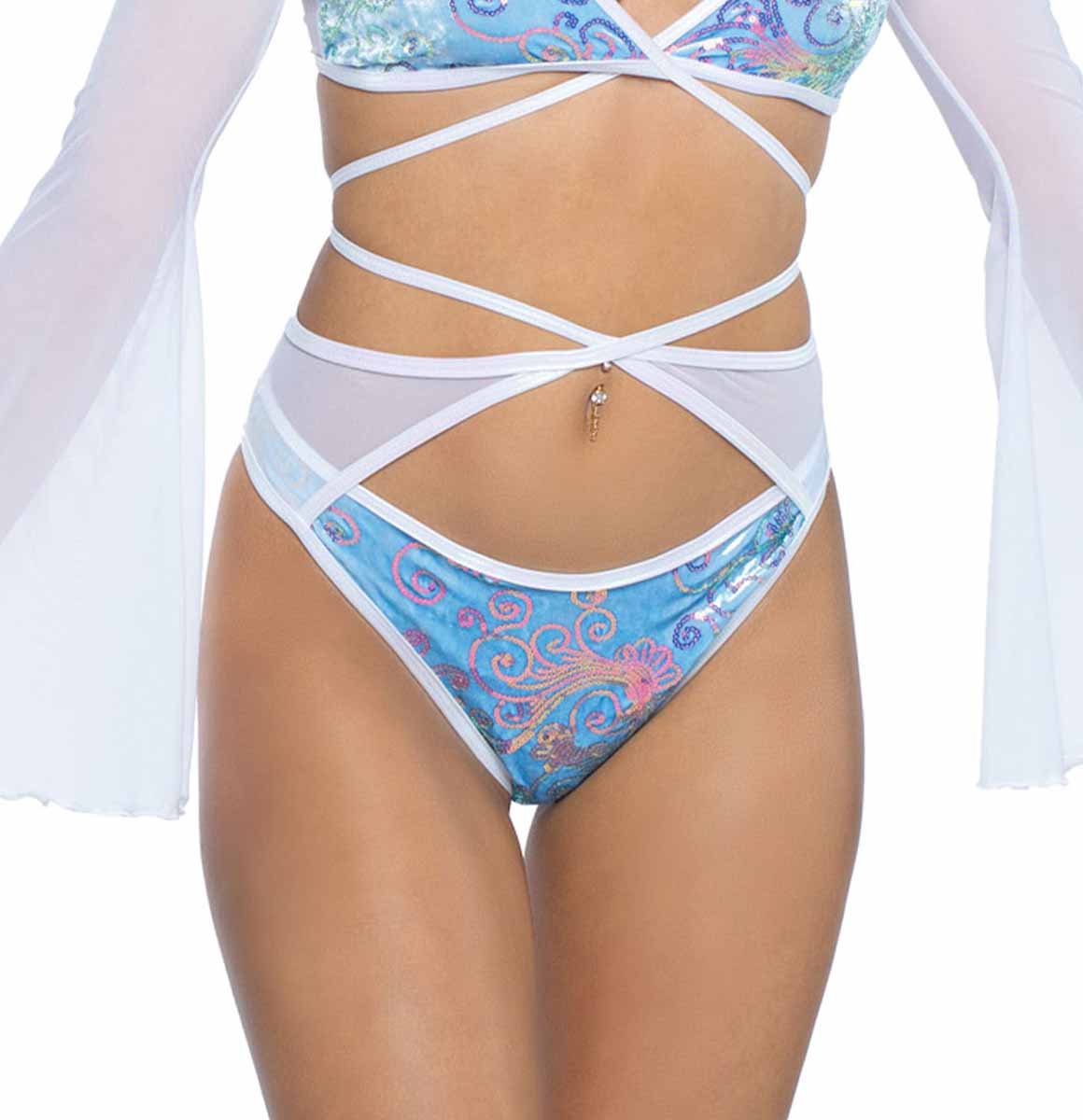 JV-JR134 Baby Blue Sequin Velvet & Mesh Wrap Bottom Bottoms JValentine   