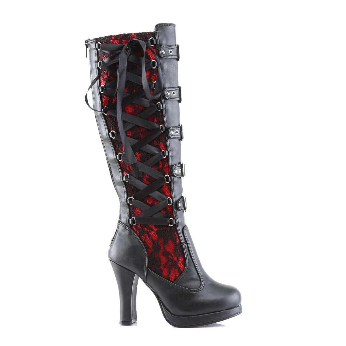 CRYPTO-106 Boots - Knee High Demonia   